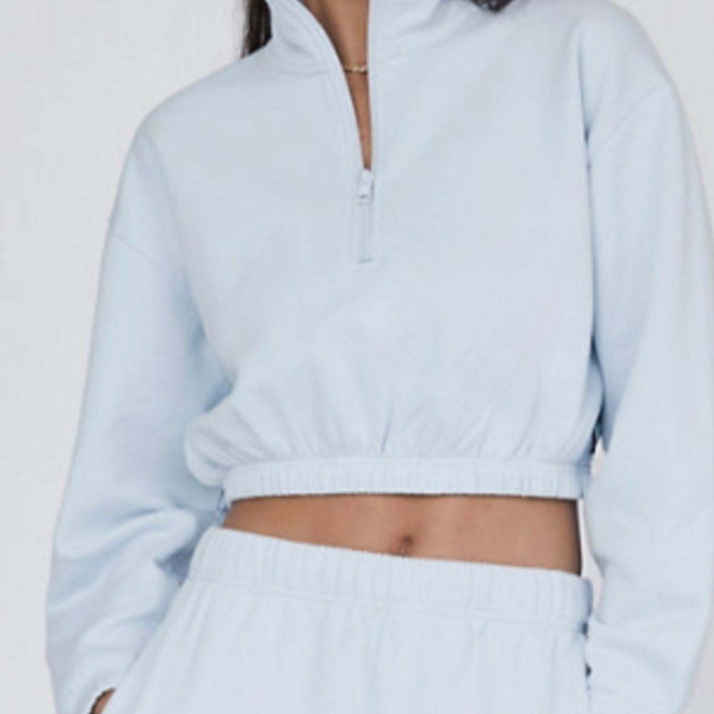 Aritzia Tna Polar ½ Zip Sweater